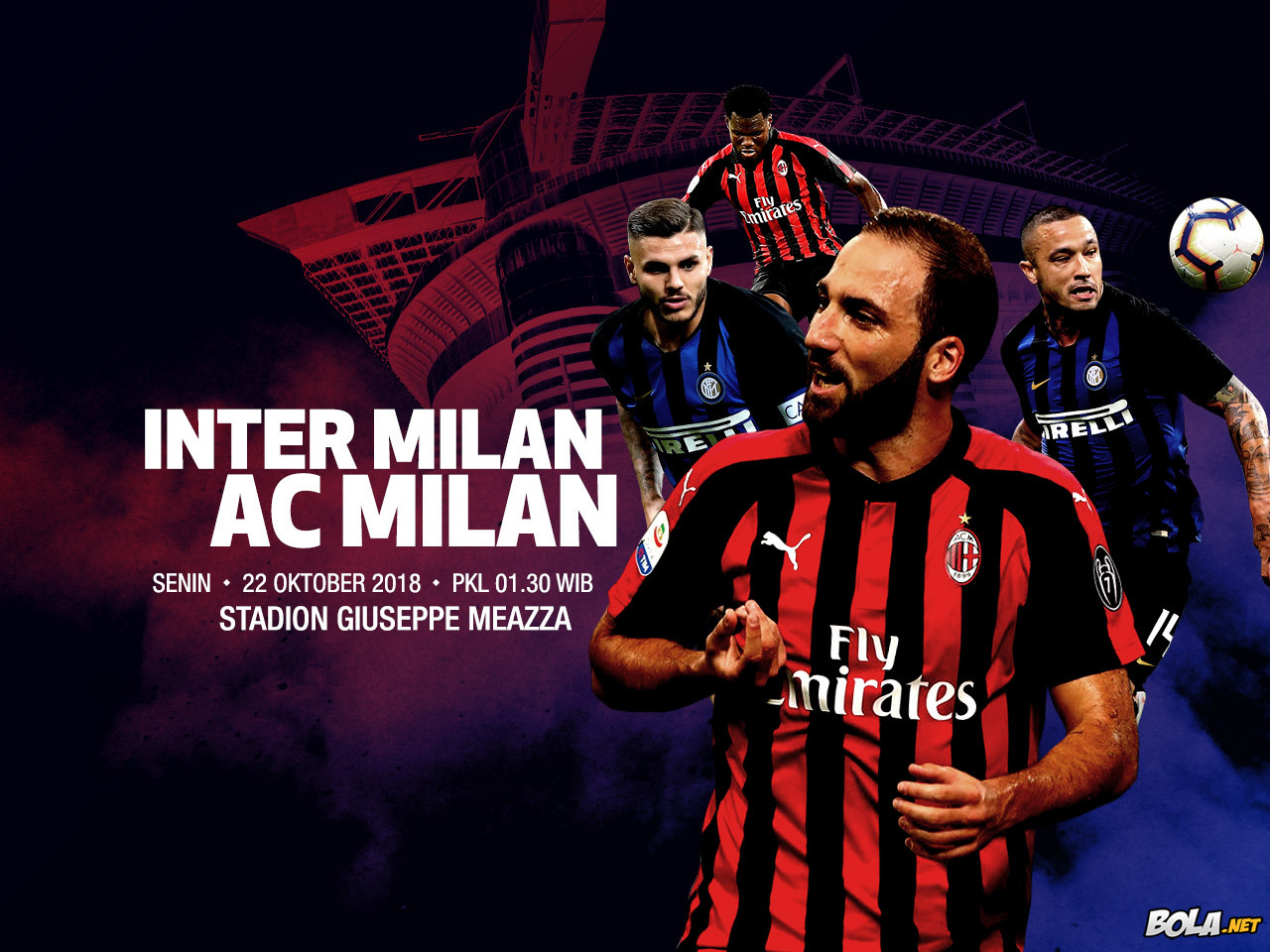 Deskripsi : Wallpaper Inter Milan Vs Ac Milan, size: 1280x960