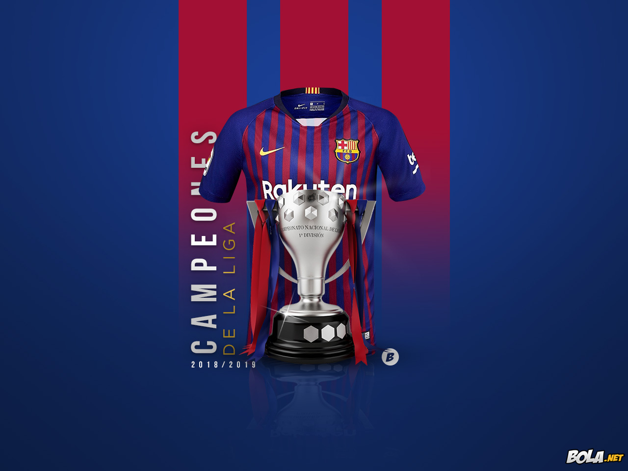 Deskripsi : Wallpaper Barcelona, Campeones De La Liga , size: 1280x960