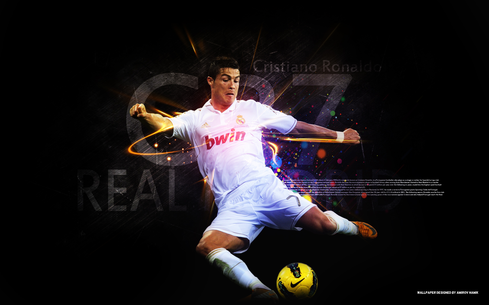 Download Wallpaper CR7 REAL MADRID CF Dikirim Oleh Namik9 Bolanet