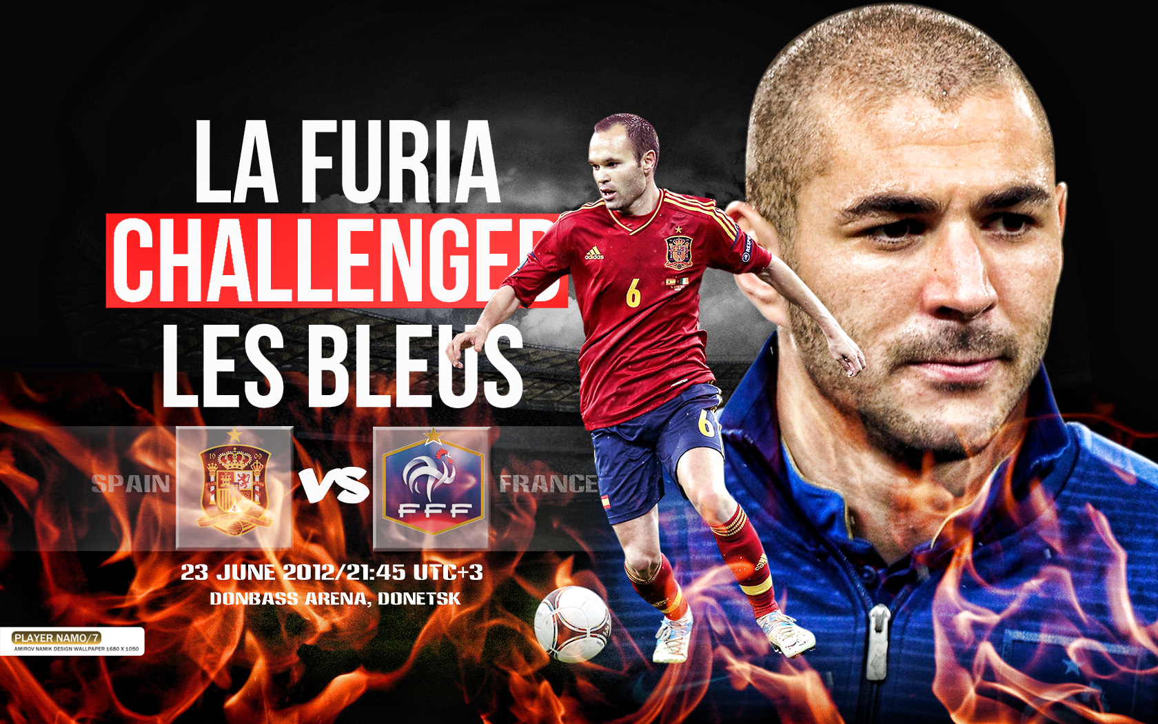 Deskripsi : Wallpaper  Spain Vs France