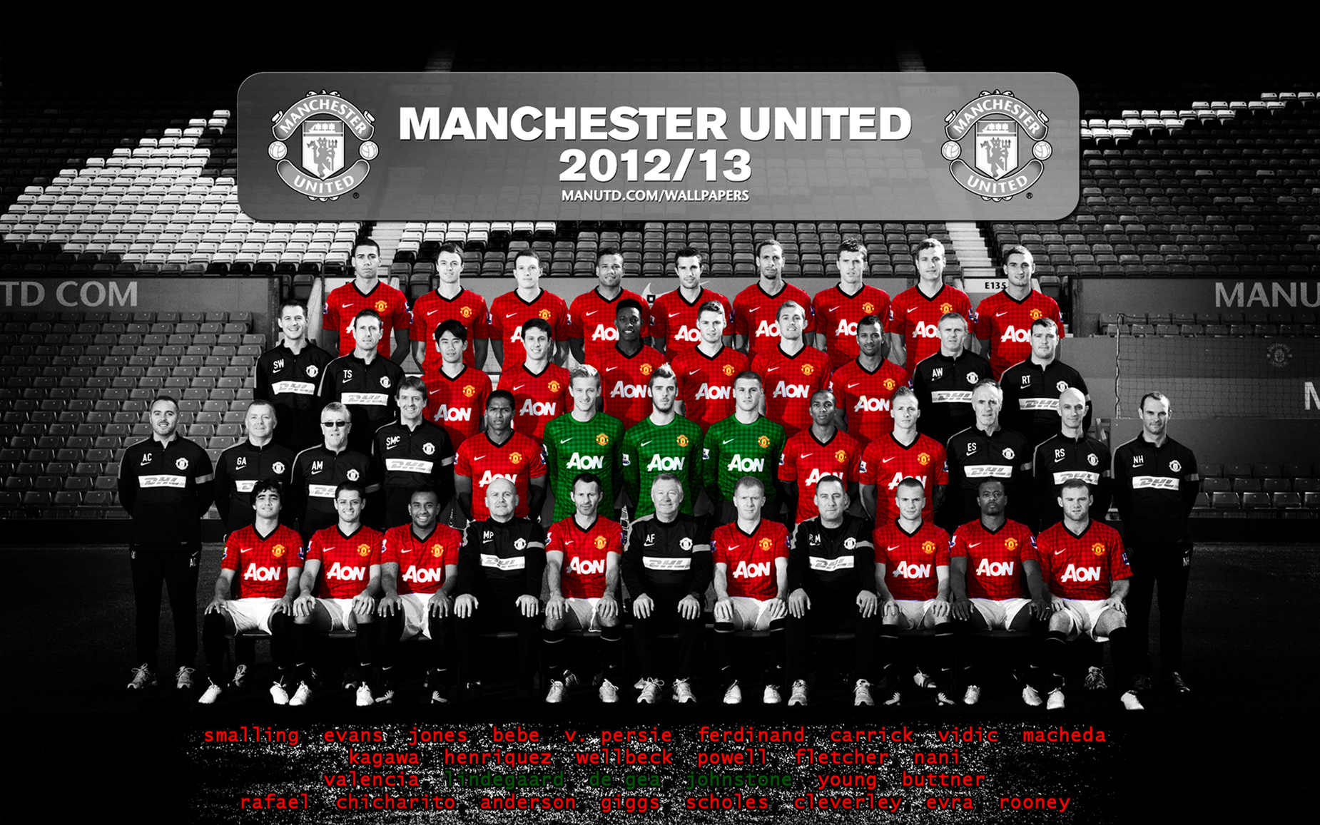 Download Wallpaper Manchester United Always Red Dikirim Oleh Joe