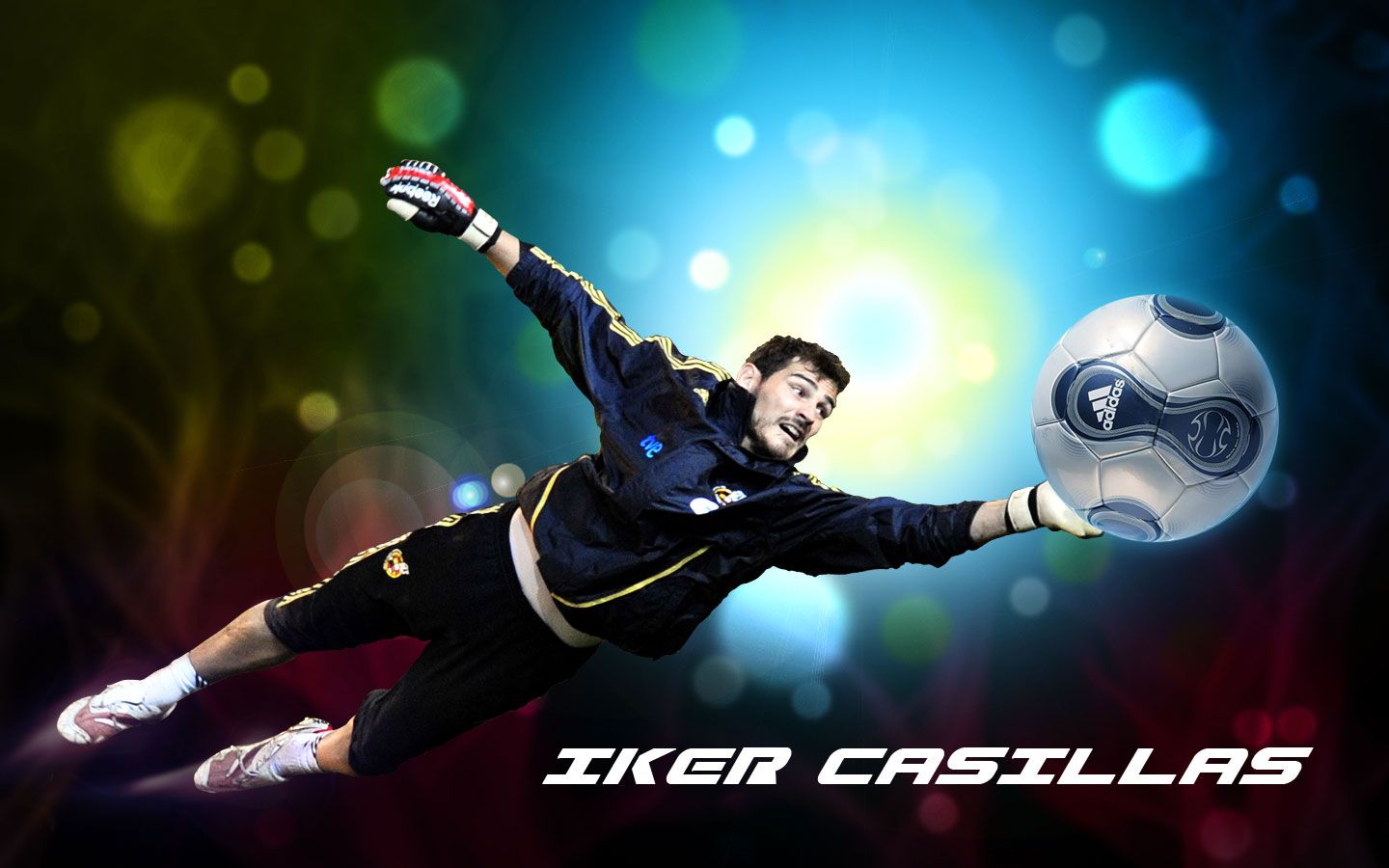 Deskripsi : Wallpaper Casillas Catch, size: 1440x900