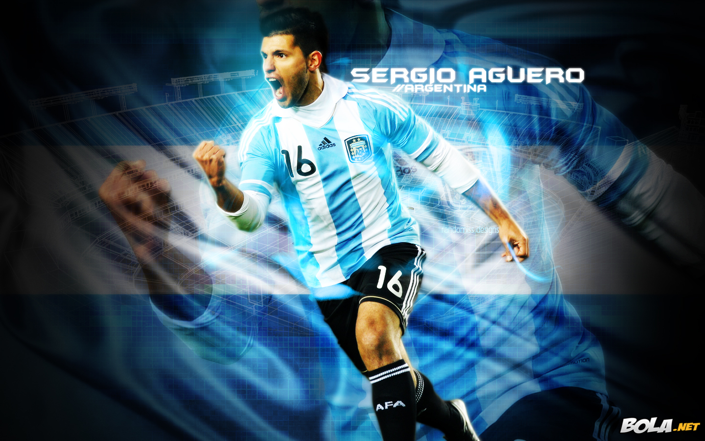 Deskripsi : Wallpaper Sergio Aguero, size: 1440x900