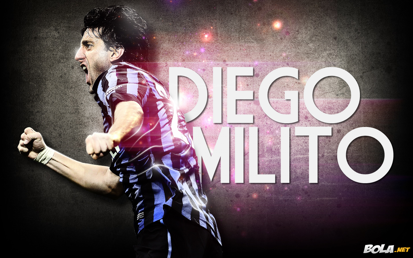 Deskripsi : Wallpaper Diego Milito, size: 1440x900