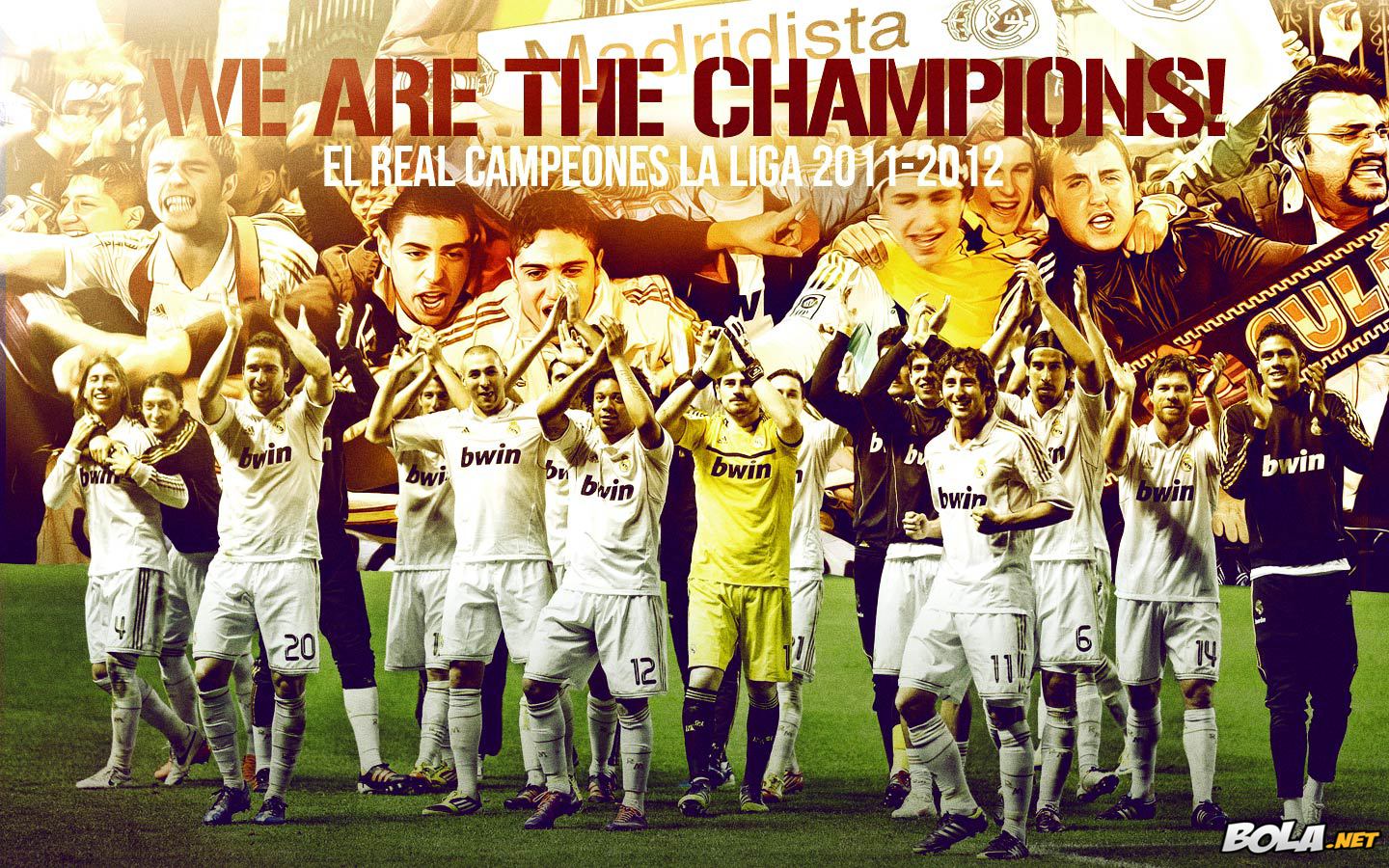 Deskripsi : Wallpaper Real Madrid Juara La Liga 2011-2, size: 1440x900