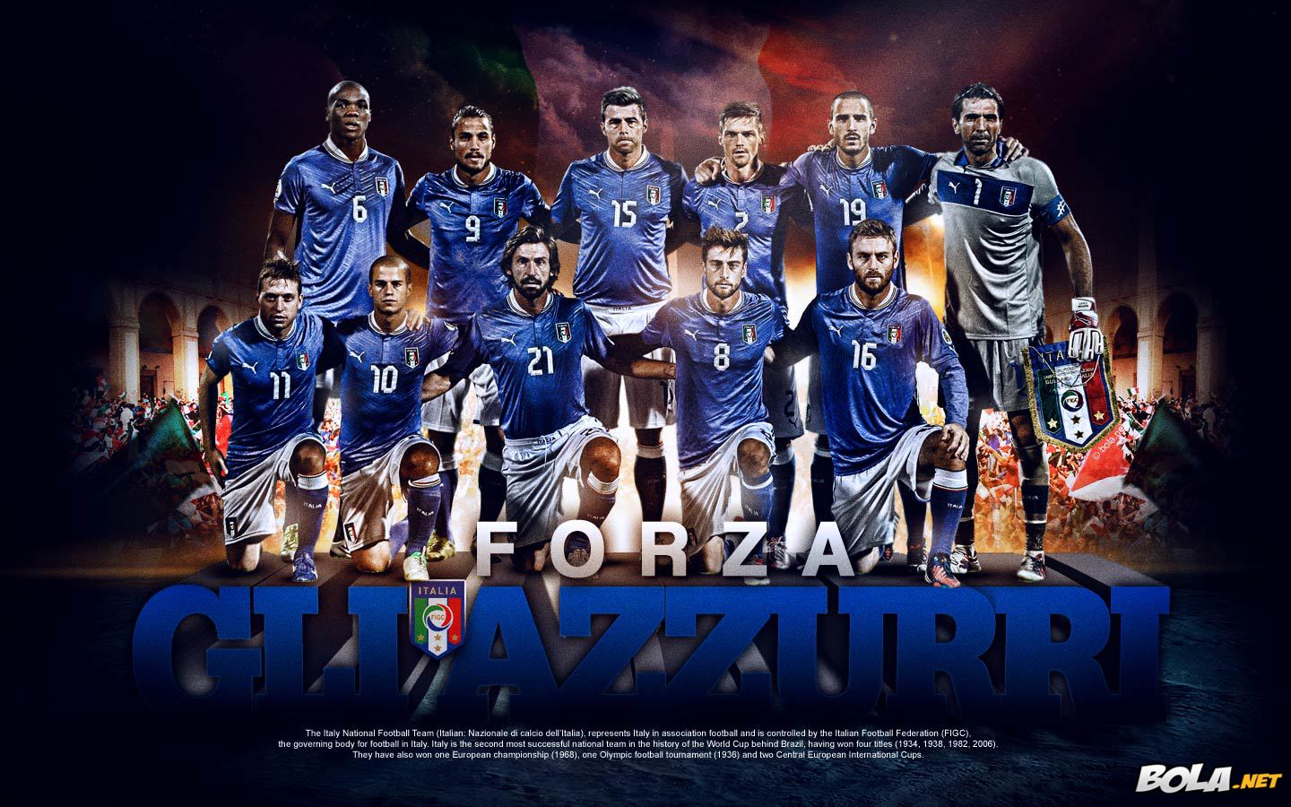 Deskripsi : Wallpaper Forza Azzurri, size: 1440x900