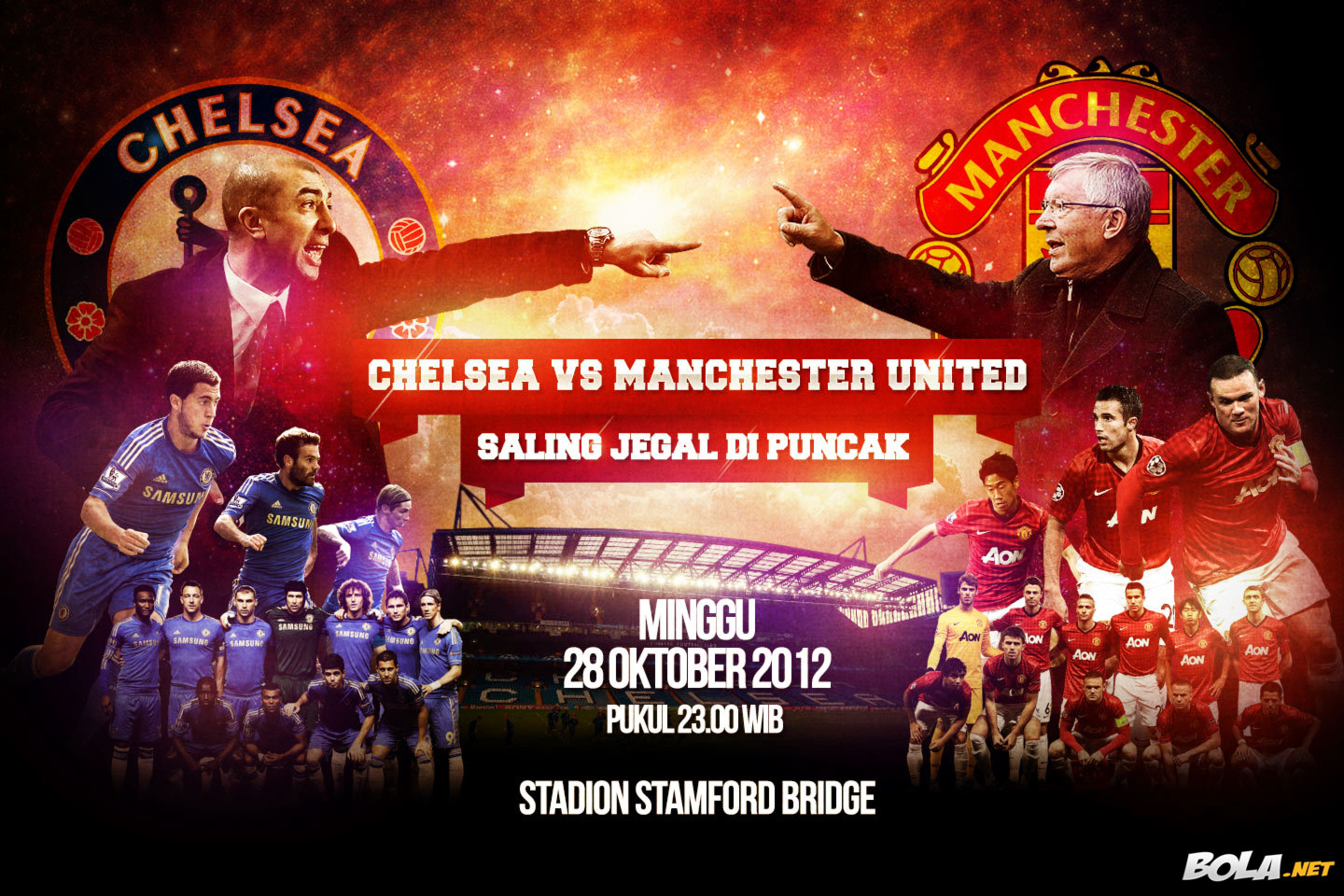 Deskripsi : Wallpaper Chelsea Vs United, size: 1440x900