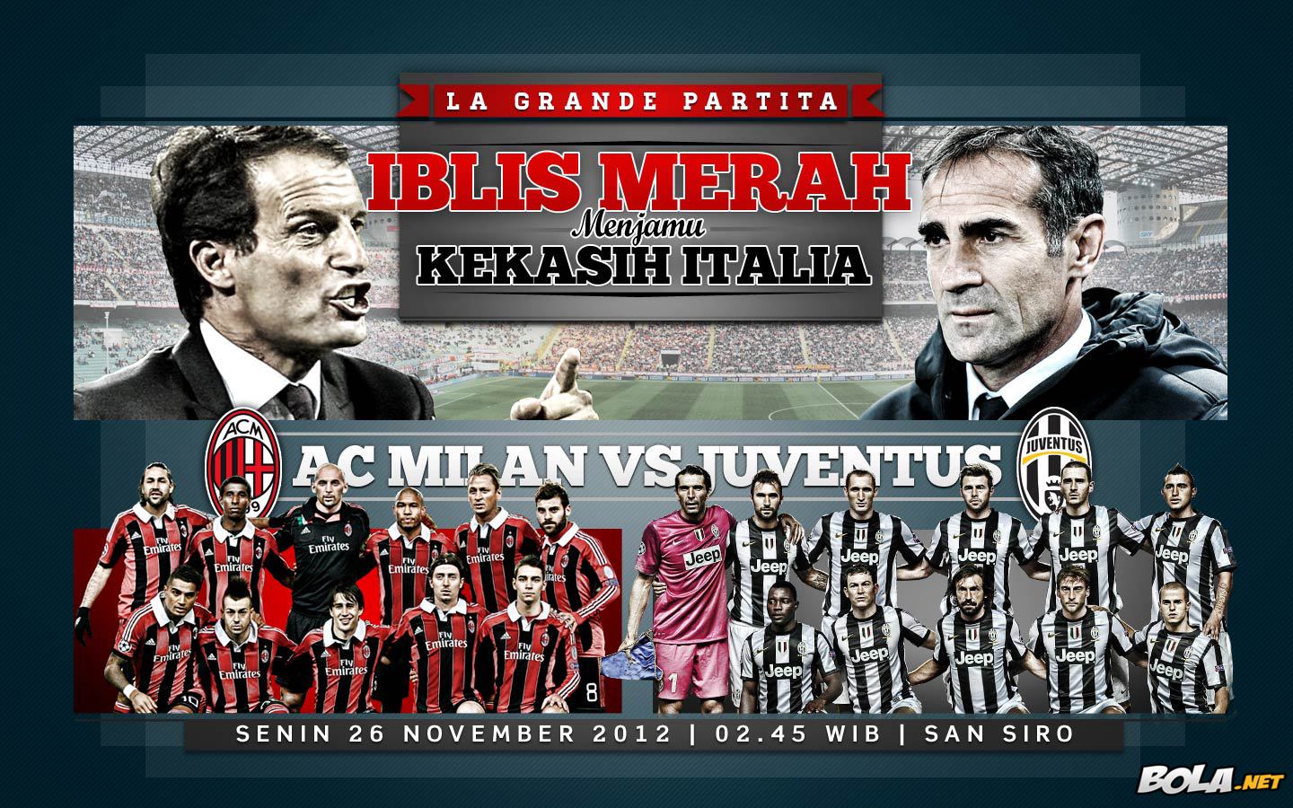 Deskripsi : Wallpaper Ac Milan Vs Juventus, size: 1440x900