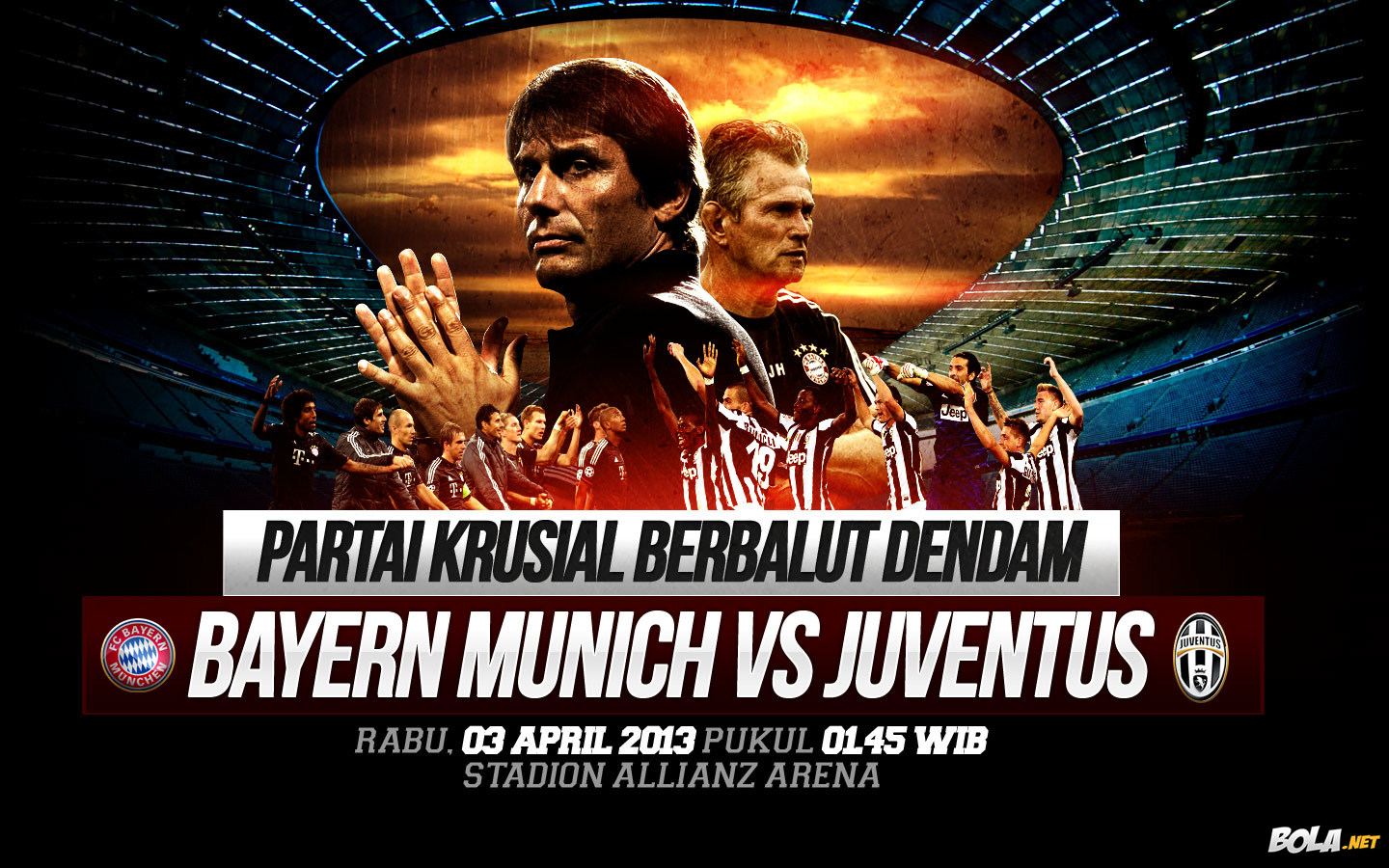 Deskripsi : Wallpaper Bayern Munich Vs Juventus, size: 1440x900