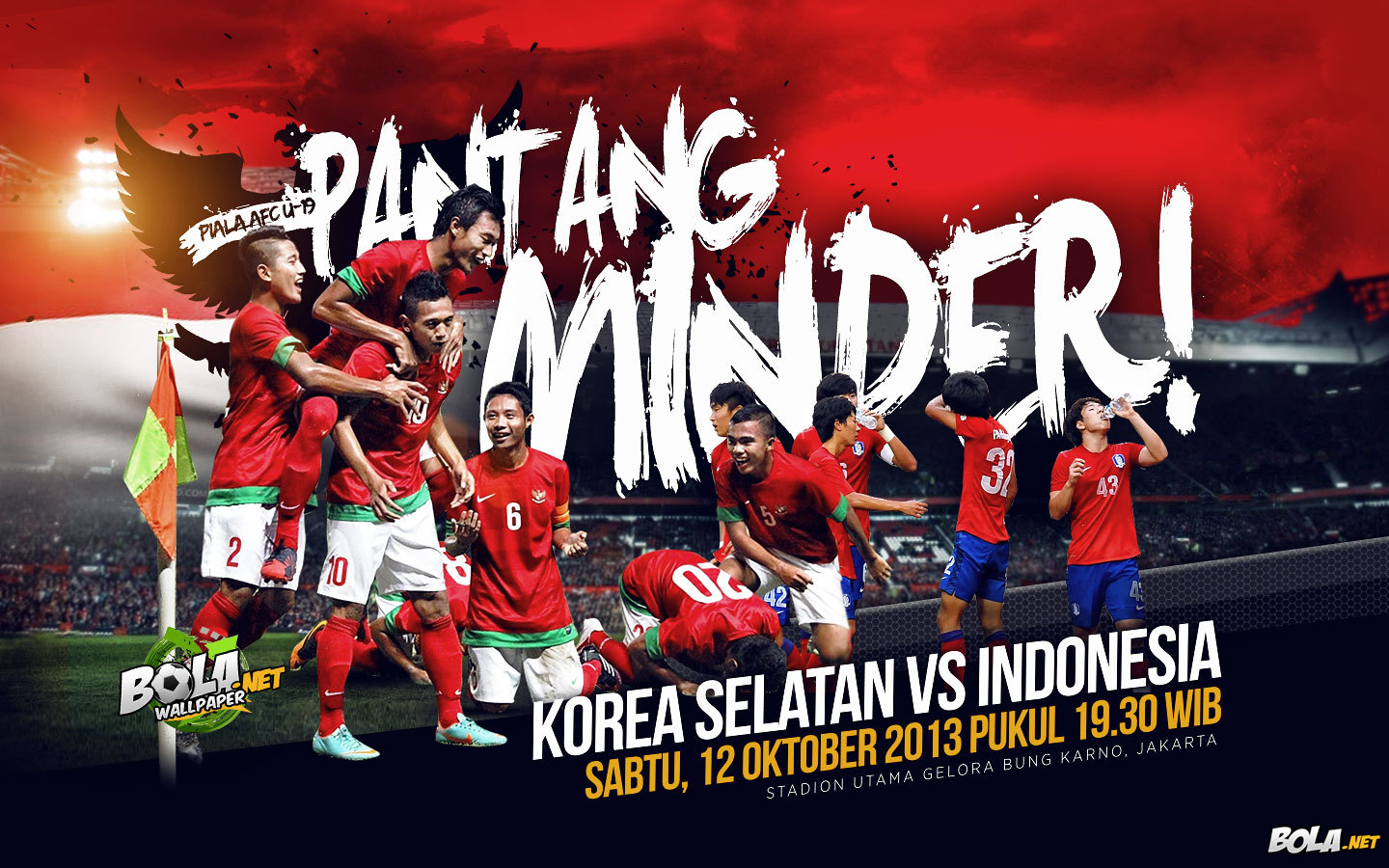 Deskripsi : Wallpaper Afc Cup U19: Korsel Vs Indonesia, size: 1440x900