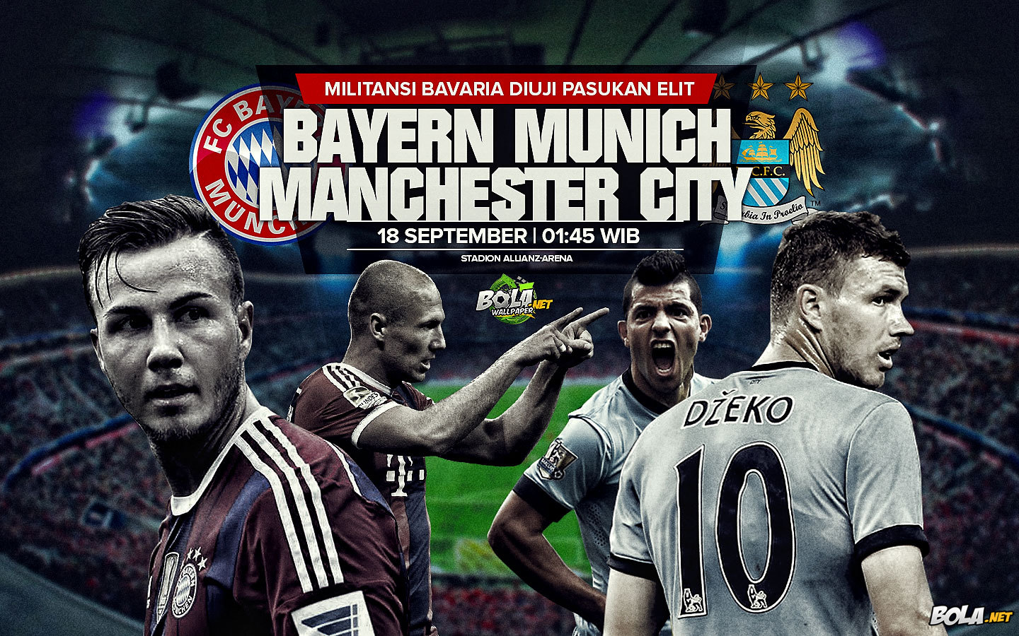 Deskripsi : Wallpaper Bayern Munich Vs Manchester City, size: 1440x900