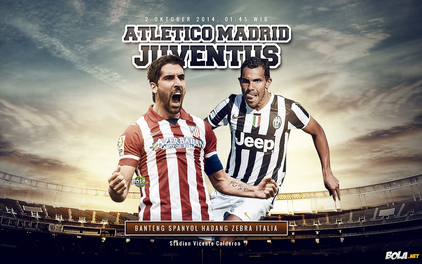Deskripsi : Wallpaper Atletico Madrid Vs Juventus, size: 1440x900
