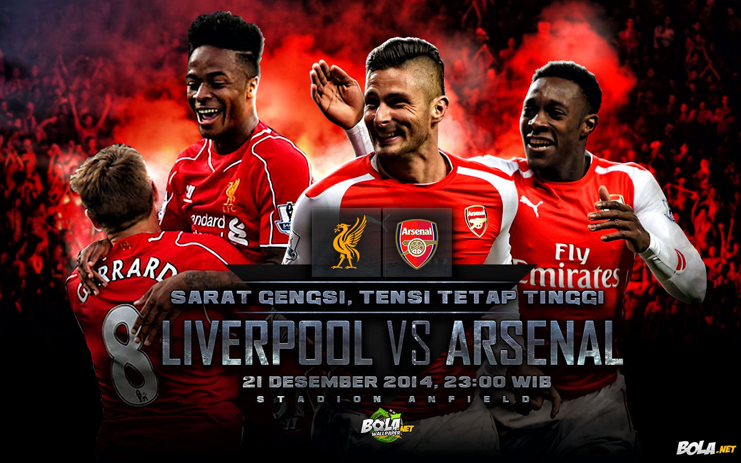 Deskripsi : Wallpaper Liverpool Vs Arsenal, size: 1440x900