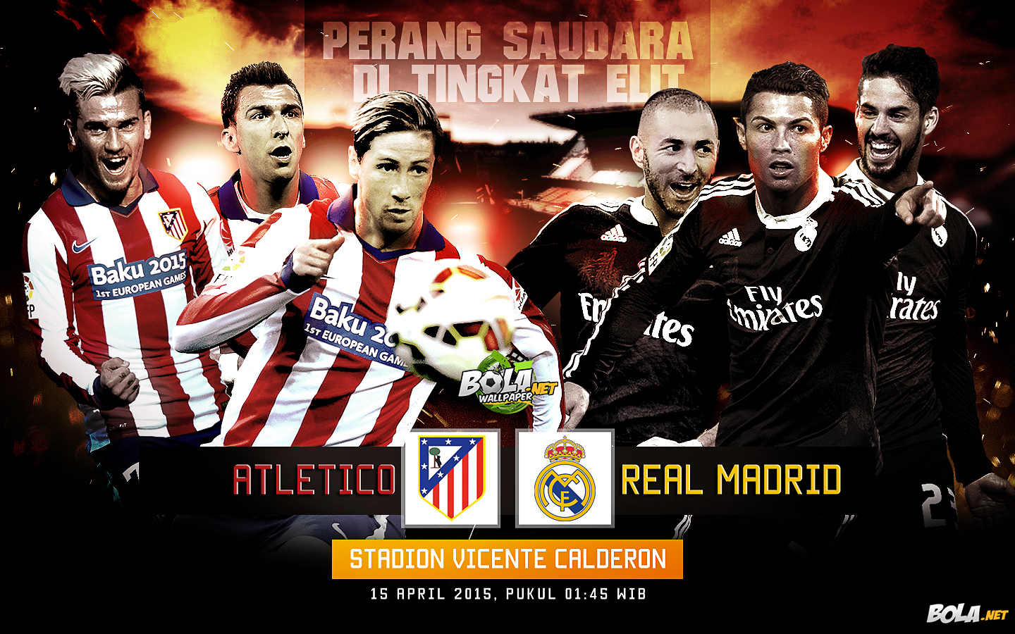 Deskripsi : Wallpaper Atletico Madrid Vs Real Madrid, size: 1440x900