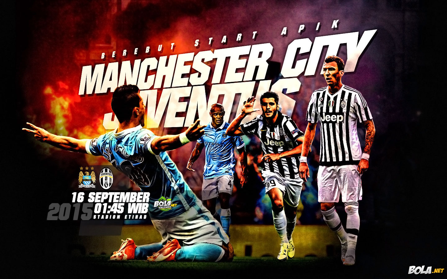 Deskripsi : Wallpaper Manchester City Vs Juventus, size: 1440x900