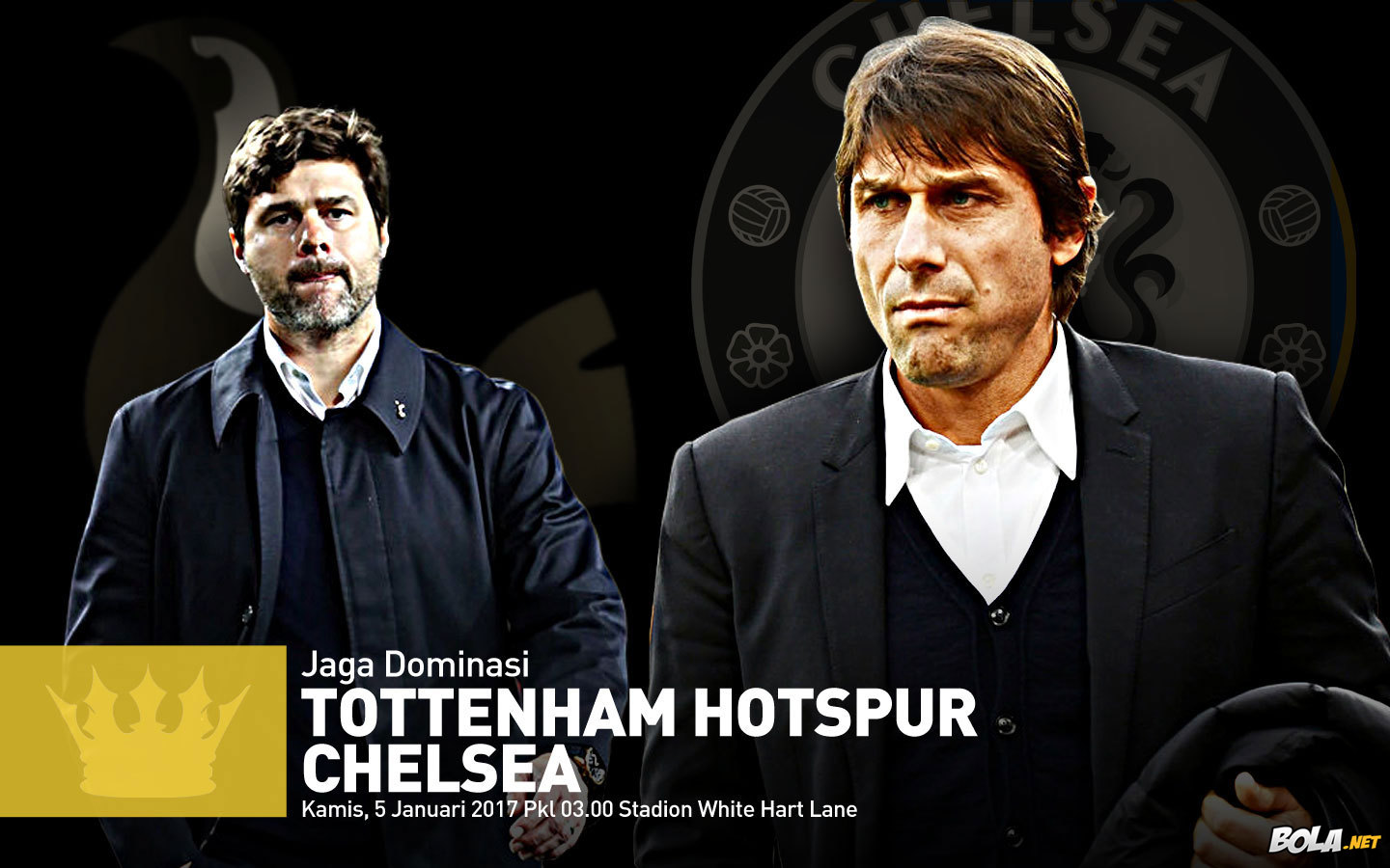Deskripsi : Wallpaper Tottenham Hotspur Vs Chelsea, size: 1440x900