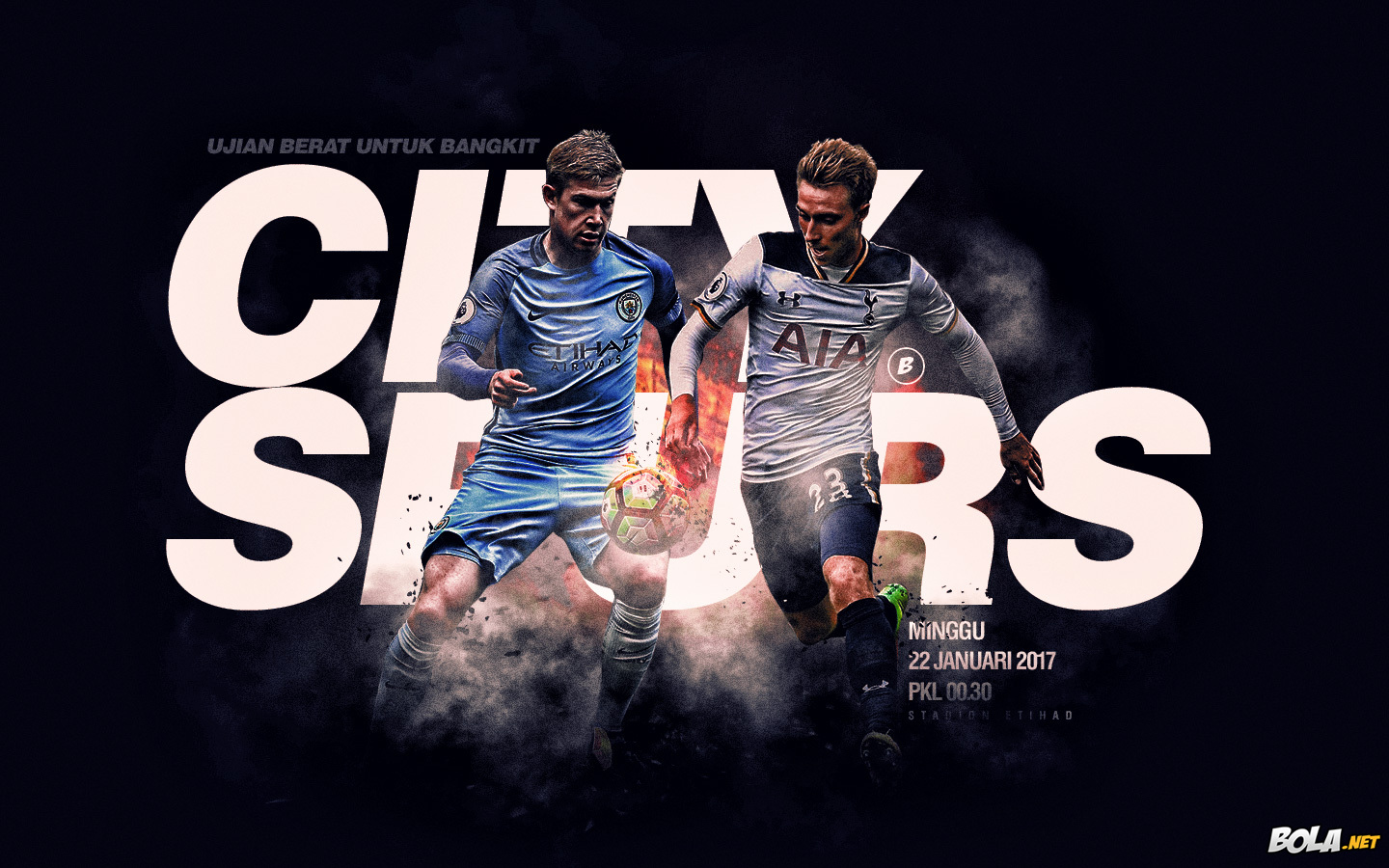 Deskripsi : Wallpaper Manchester City Vs Tottenham Hot, size: 1440x900