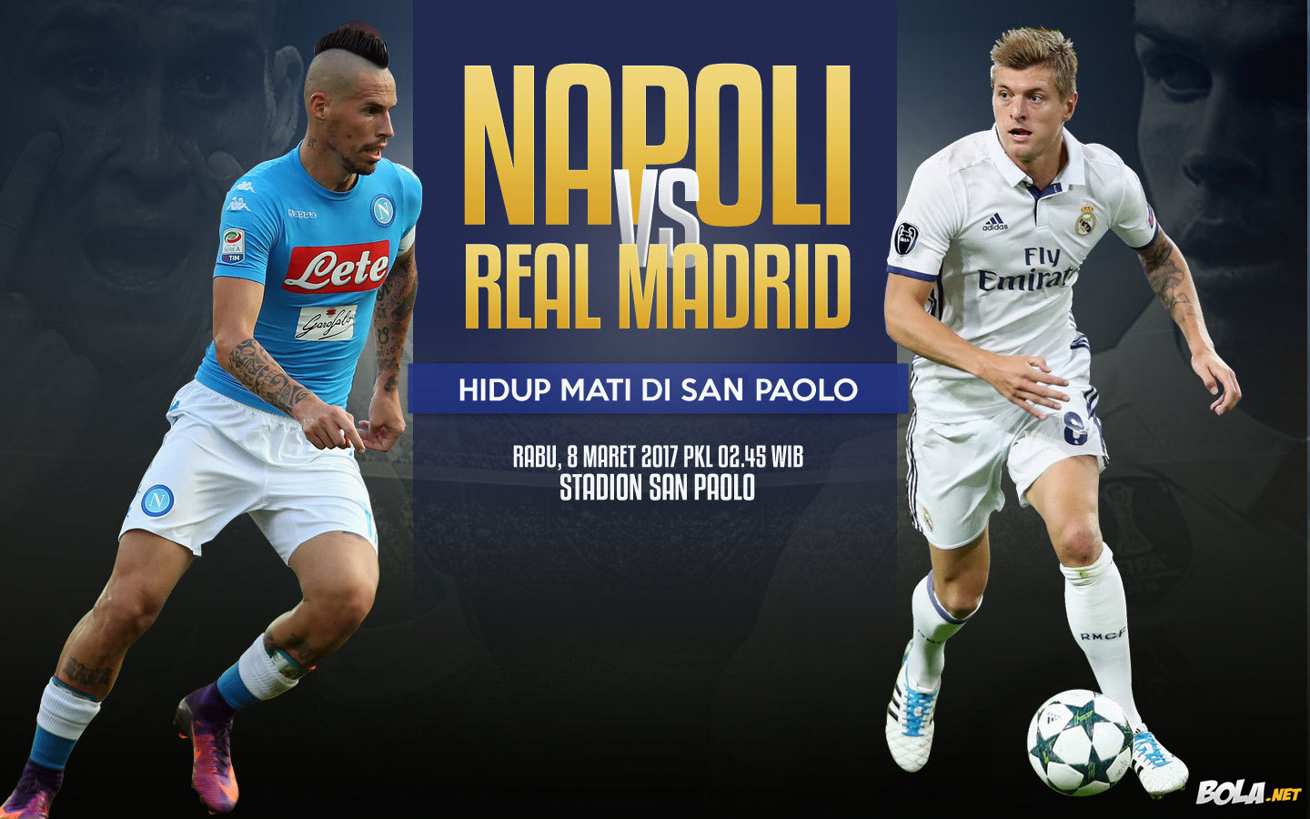 Deskripsi : Wallpaper Napoli Vs Real Madrid, size: 1440x900
