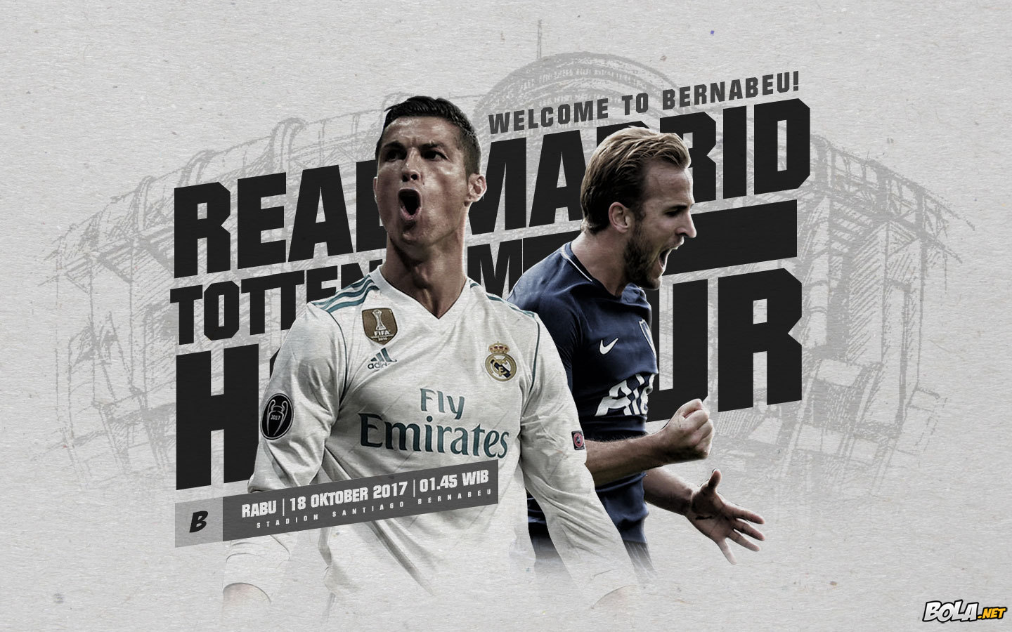 Deskripsi : Wallpaper Real Madrid Vs Tottenham Hotspur, size: 1440x900