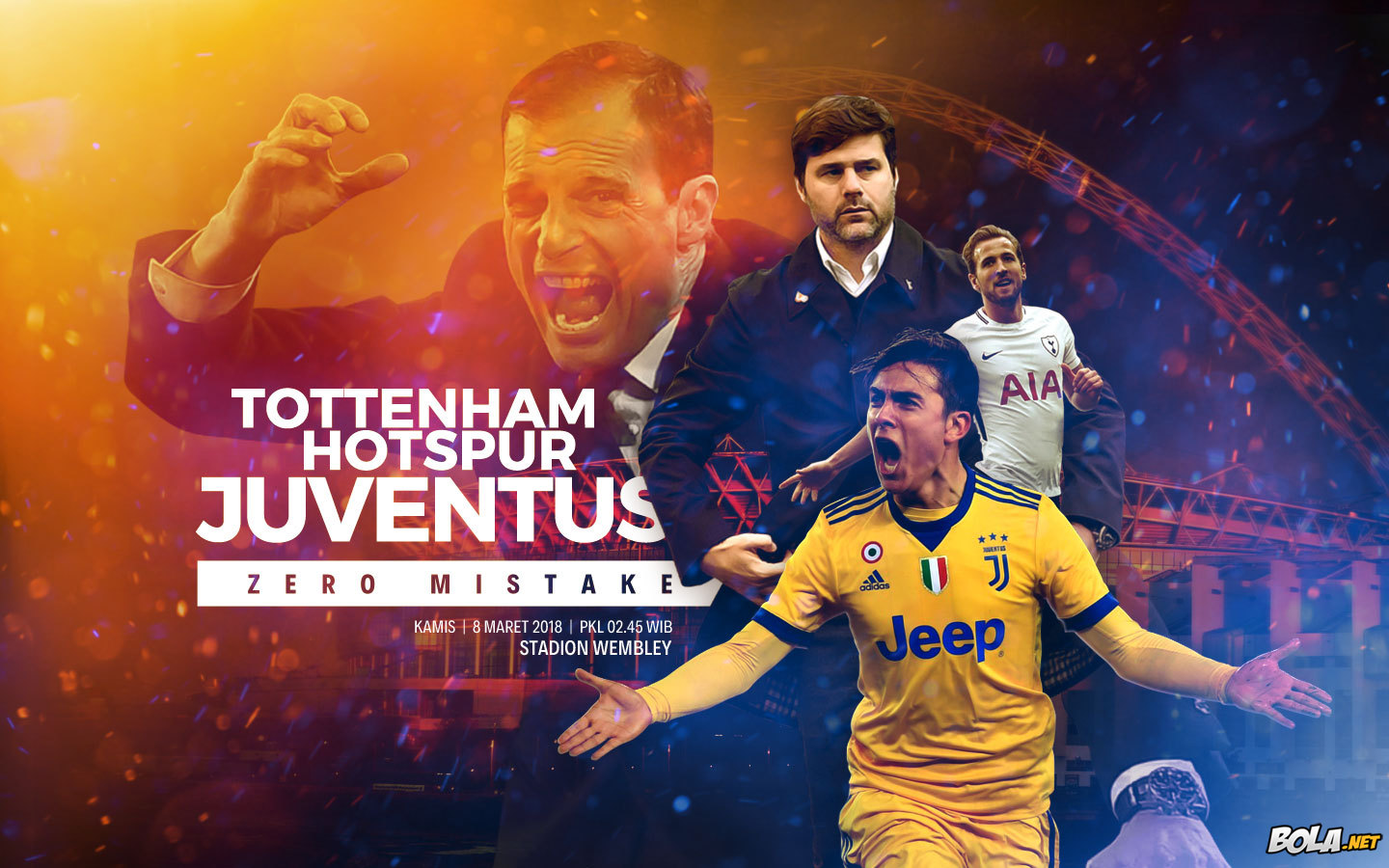 Deskripsi : Wallpaper Tottenham Hotspur Vs Juventus, size: 1440x900