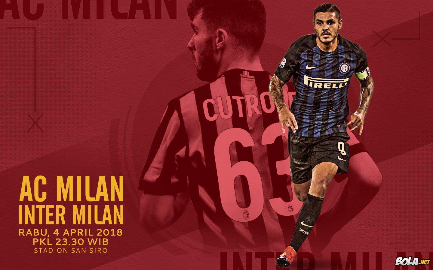 Deskripsi : Wallpaper Ac Milan Vs Inter Milan, size: 1440x900