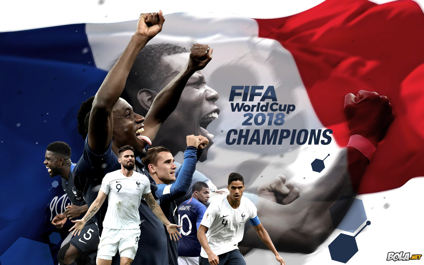 Deskripsi : Wallpaper France, Fifa World Cup 2018 Cham, size: 1440x900