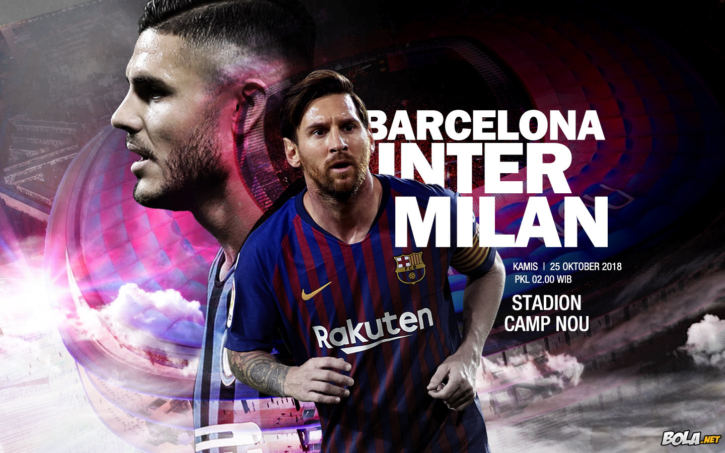 Deskripsi : Wallpaper Barcelona Vs Inter Milan, size: 1440x900
