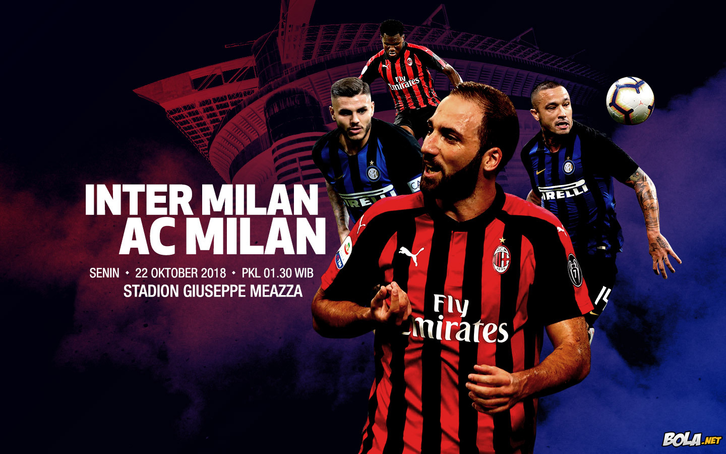 Deskripsi : Wallpaper Inter Milan Vs Ac Milan, size: 1440x900