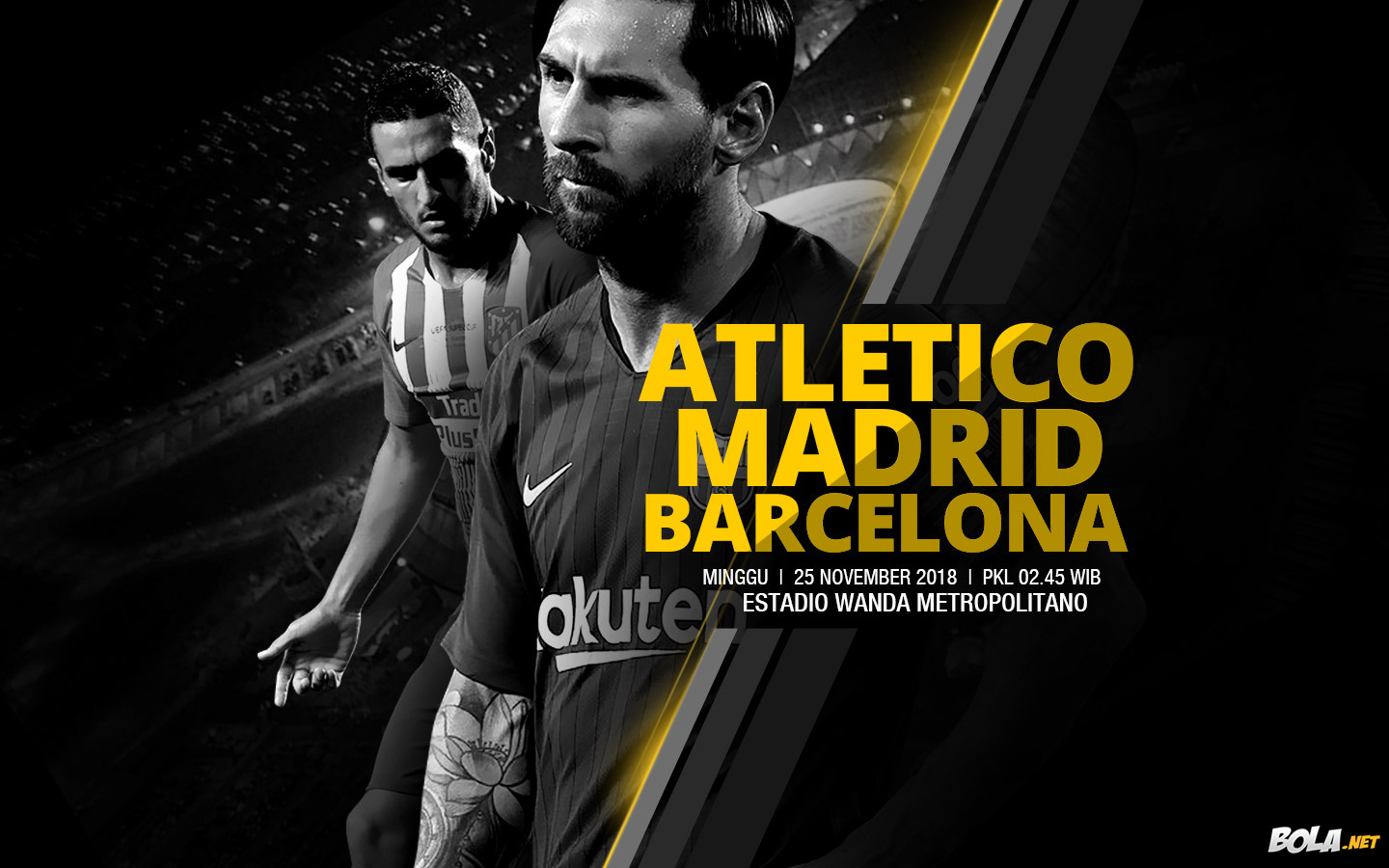 Deskripsi : Wallpaper Atletico Madrid Vs Barcelona, size: 1440x900