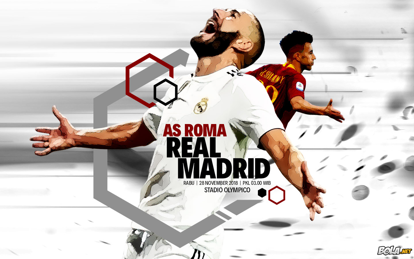 Deskripsi : Wallpaper As Roma Vs Real Madrid, size: 1440x900
