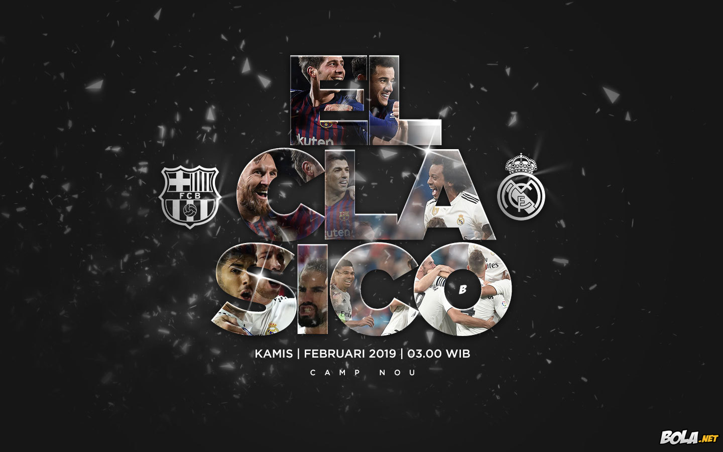 Deskripsi : Wallpaper Barcelona Vs Real Madrid, size: 1440x900