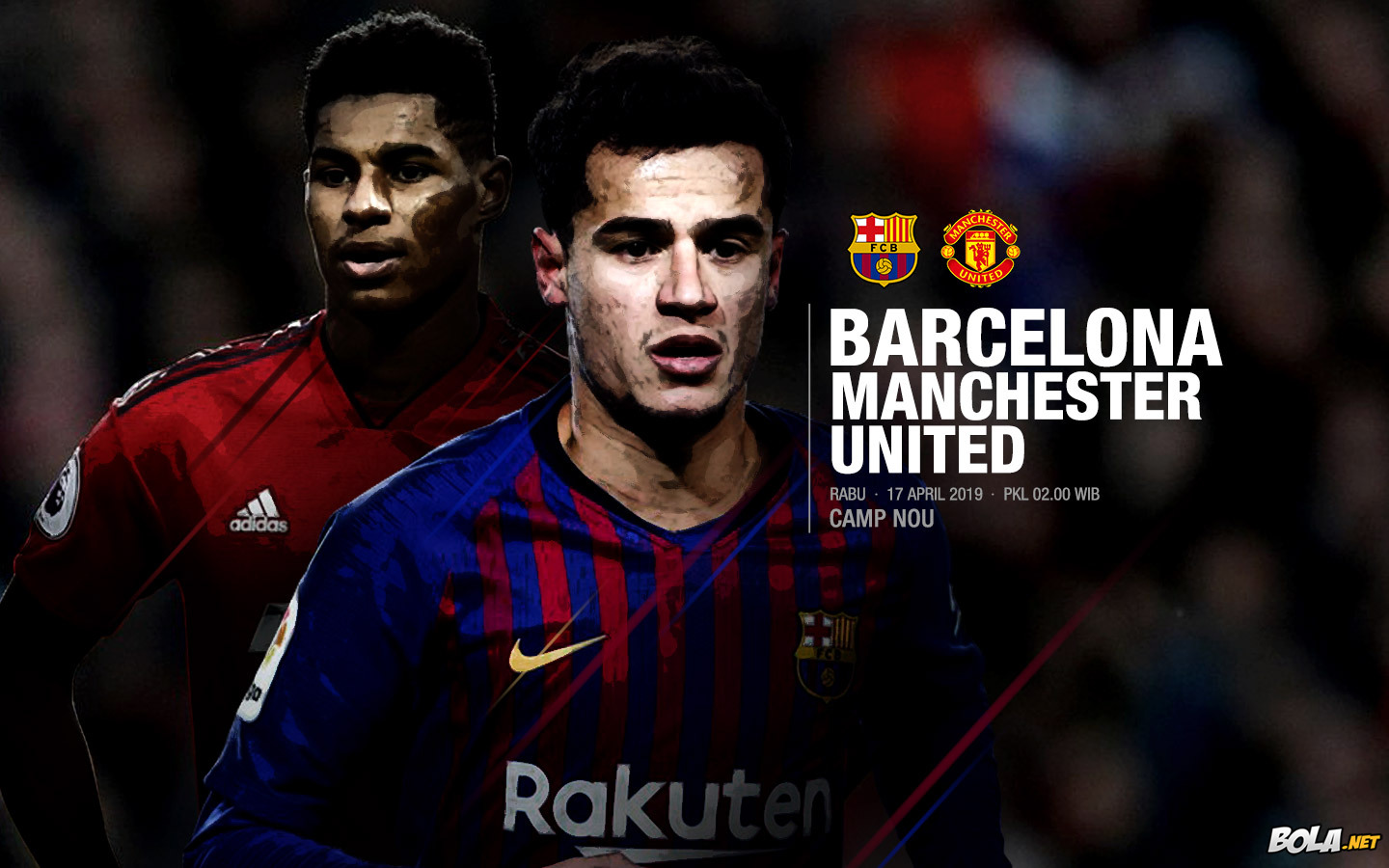 Deskripsi : Wallpaper Barcelona Vs Manchester United, size: 1440x900