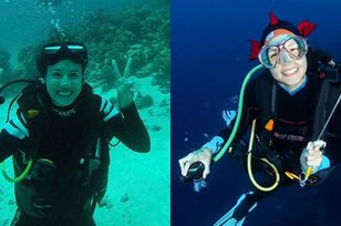 10 Selebriti yang Punya Hobi Diving di Laut, Ada yang Menyelam Pakai Kostum Duyung lho