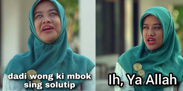 10 Meme Kocak Bu Tejo Sosok Emak Emak Nyinyir Di Film Tilik Yang Bikin