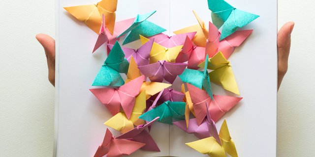 Cara Membuat Kupu Kupu Dari Kertas Origami Yang Mudah Dan Simple Untuk Hiasan Dinding Di Rumah Diadona Id
