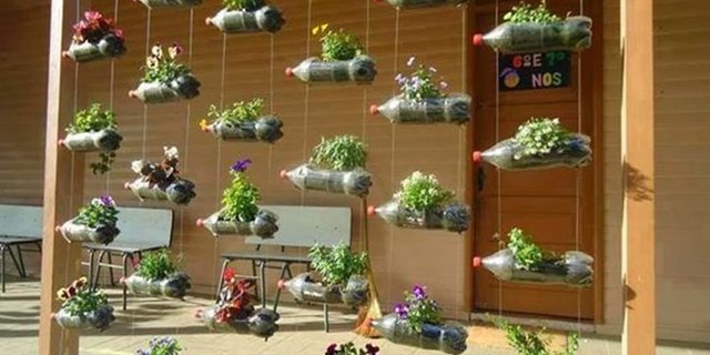 Cara Membuat Pot Bunga Dari Botol Bekas Yang Mudah Dan Simple Untuk Hiasan Rumah Diadona Id