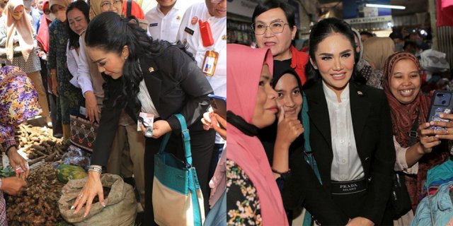 Potret Krisdayanti Tenteng Tas Hermes Puluhan Juta saat Blusukan ke