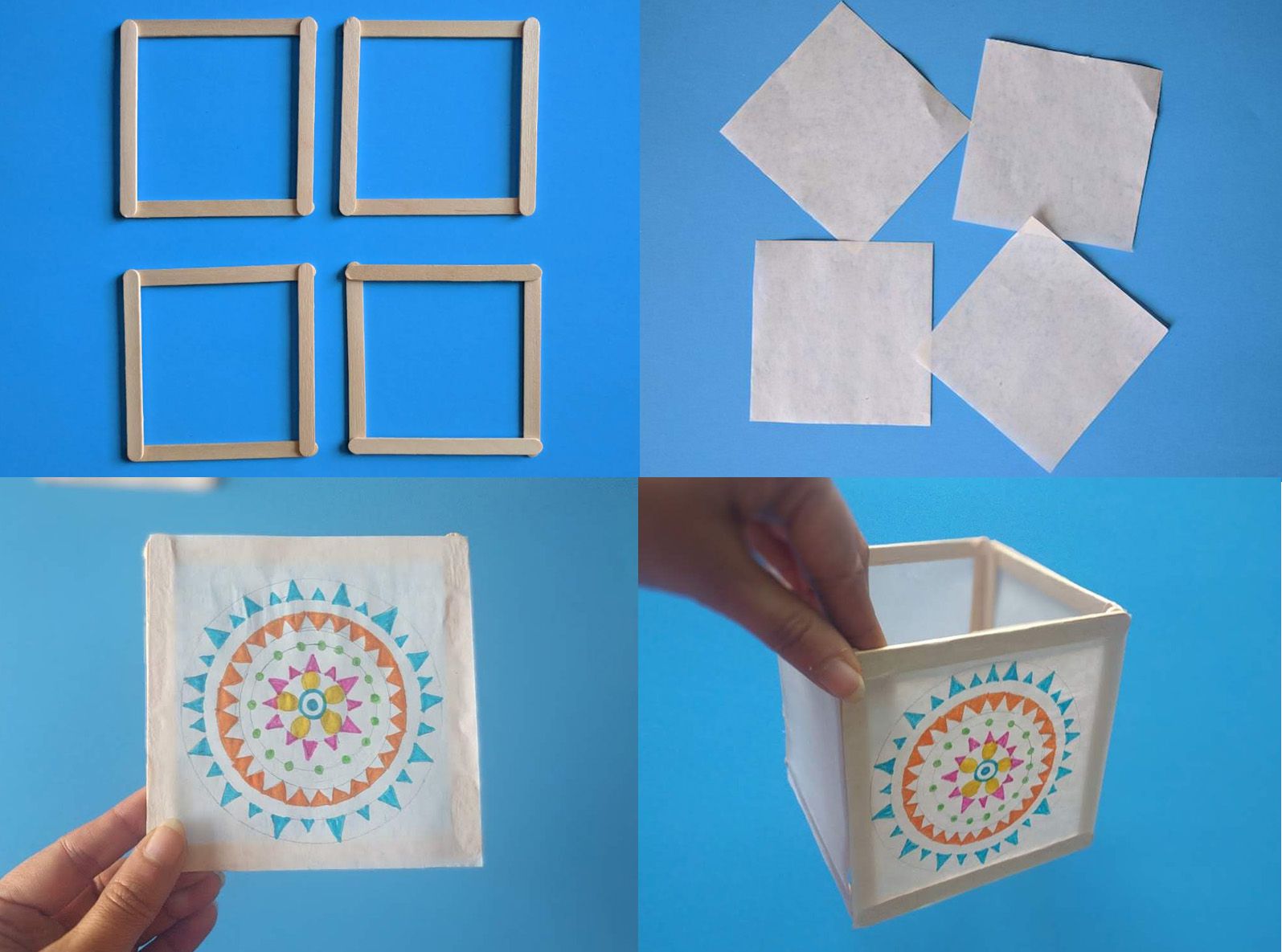  Cara  Membuat Lampion Sederhana dari Kertas  Minyak  Karton 