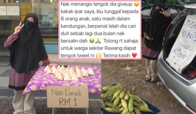  Ibu Hamil 7 Bulan Jualan Jagung Demi Menyambung Hidup