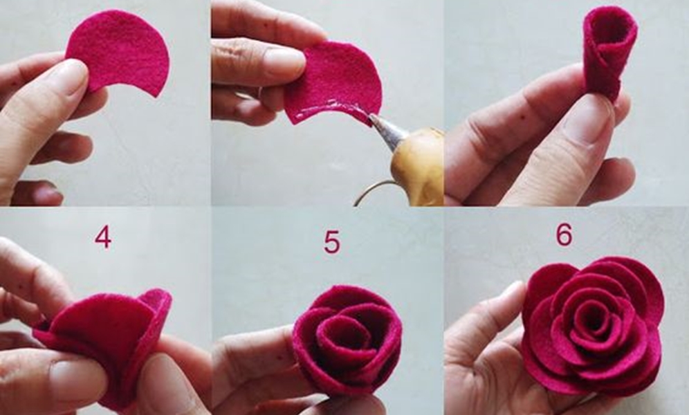 Cara Membuat Bunga Dari Kain Flanel Dan Sedotan Untuk Hiasan Rumah Yang Menarik Diadona Id