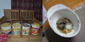 5 Potret Sensasi PW Makan di Warung saat Kebanjiran, Sedihnya Menggelitik!