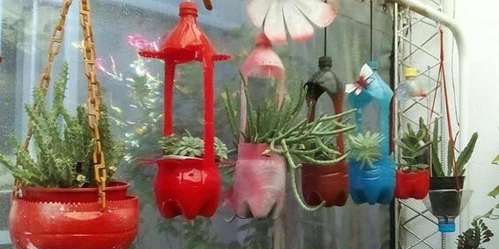 32 Contoh Pot Bunga Dari Botol Aqua Bekas Populer Informasi Seputar