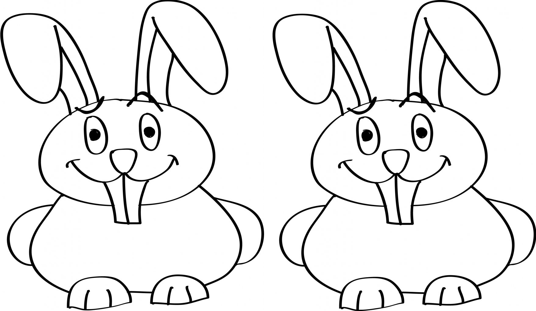 Кролик рисунок легкий для детей