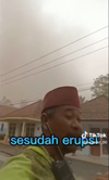 Viral Video Perlihatkan Sebelum dan Setelah Erupsi Gunung Semeru