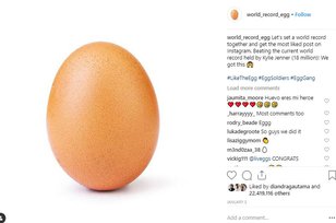 Viral Foto Telur Kalahkan Like Kylie Jenner Terbanyak Di Dunia Dream Co Id