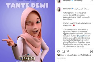 Seru Dewi Sandra Jadi Pemeran Baru Di Film Nussa Dream Co Id