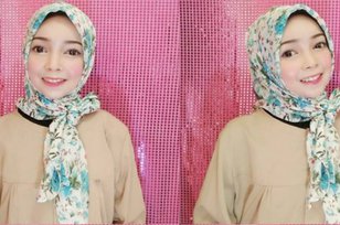 Tutorial Hijab Organza Pita