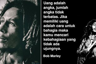 85 Kata-Kata Bijak dan Romantis Bob Marley untuk Status Whatsapp & Instagram
