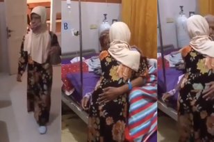 Seminggu Dirawat di RS, Kakek Menangis Terharu Akhirnya Bisa Bertemu Nenek