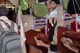 Hadiri Kondangan Bukannya Bawa Amplop, Pria Keluarkan Sekantong Uang Receh buat Angpao Pernikahan: Kayak Anak TK Nabung